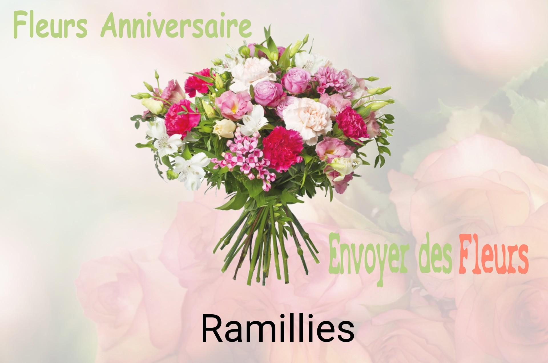 Bouquet de fleurs d’anniversaire livré à Ramillies